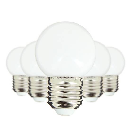 Xanlite - Lot de 5 Ampoules LED, Culot E27, RVB, Spécial Extérieur - PACK5EEGRLPRVBJR - Image 3