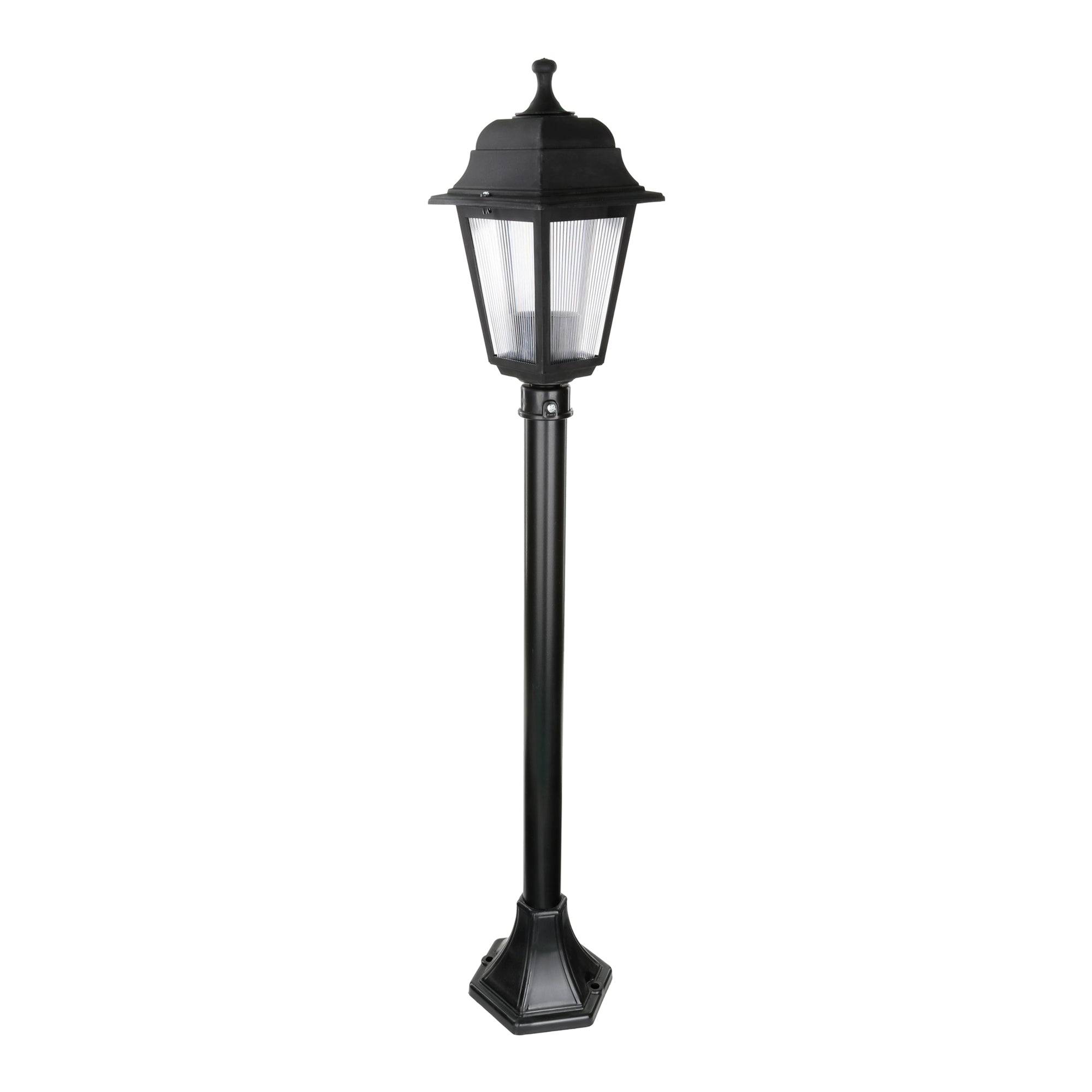 Helloshop26 - Lampadaire lampe lumière luminaire extérieur 100 cm E27 noir - Image 2