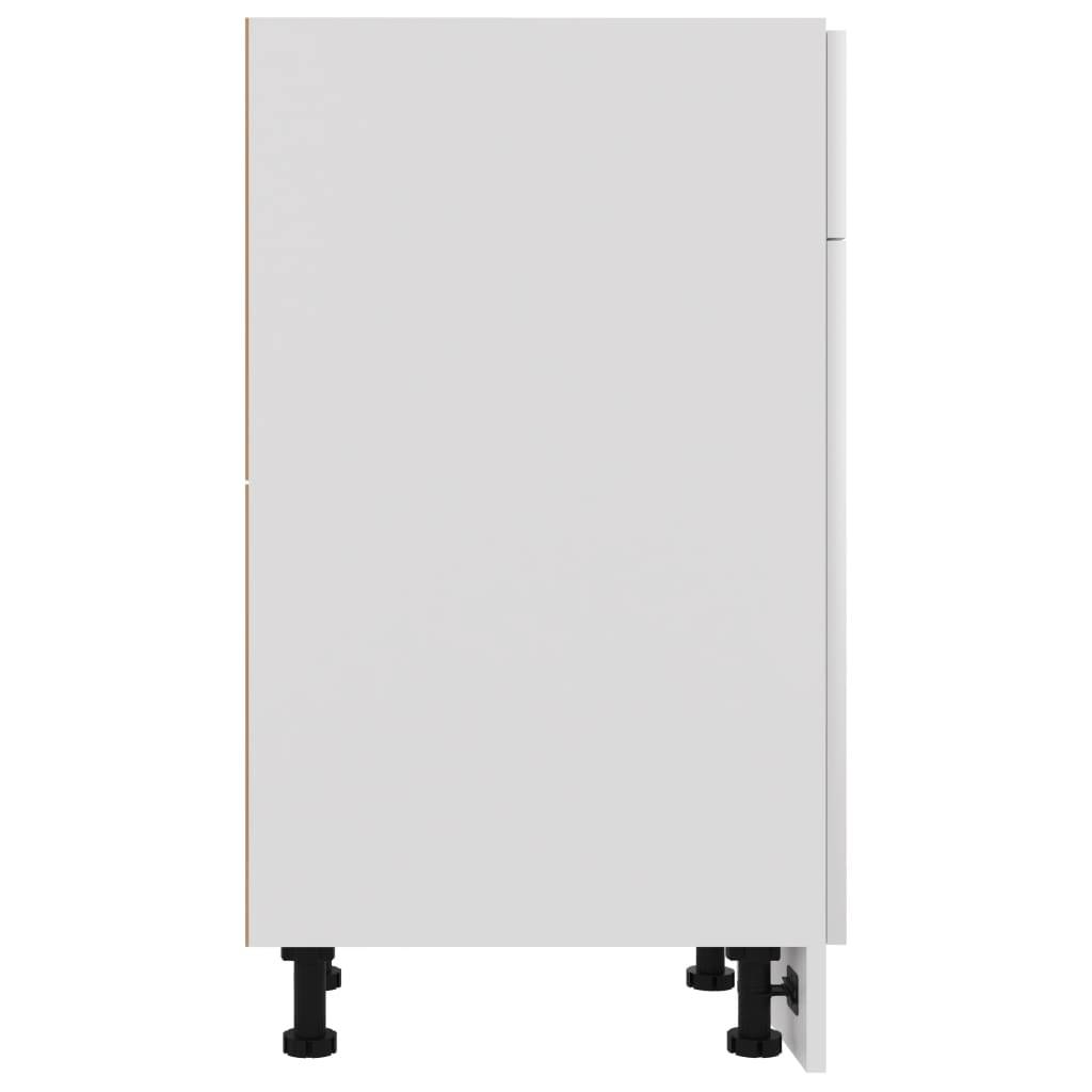 Vidaxl - Armoire de plancher à tiroir Blanc brillant Bois d'ingénierie - vidaXL - Image 5