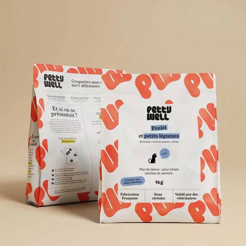 Petty Well - Croquettes Sans Céréales Poulet & Dinde pour Chat - Image 1
