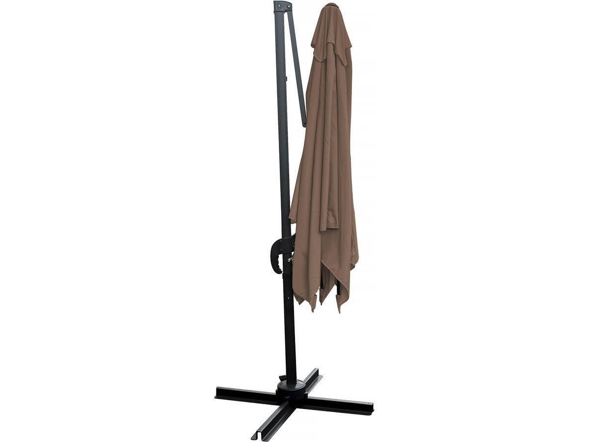 Habitat Et Jardin - Parasol Jardin Déporté "soleil" - Carré - 2.5 X 2.5 M - Taupe -habitat Et Jardin - Image 3