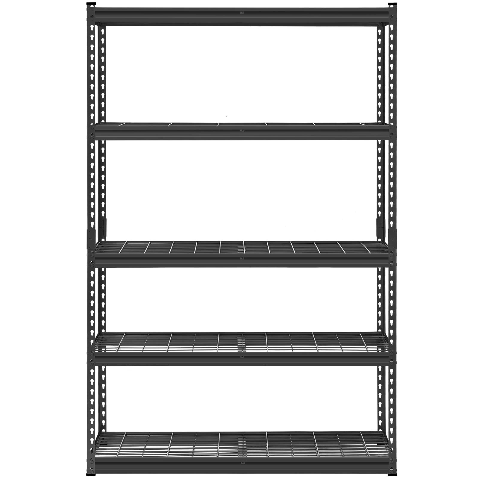 VEVOR Étagère rangement 1134kg, métal 5 niveaux, 457.2x1219.2x1828.8mm. - Image 9