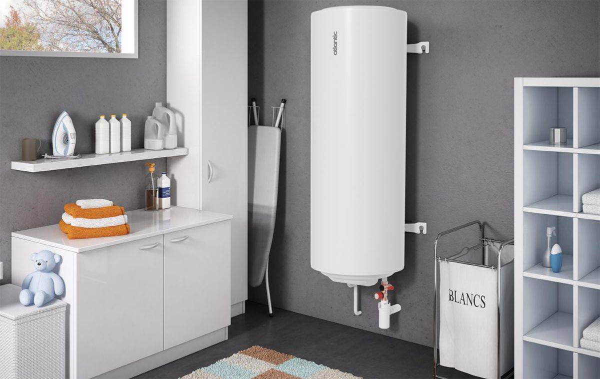 Chauffe-eau électrique blindé vertical mural CHAUFFEO 100L D513 - ATLANTIC - 021114 - Image 2