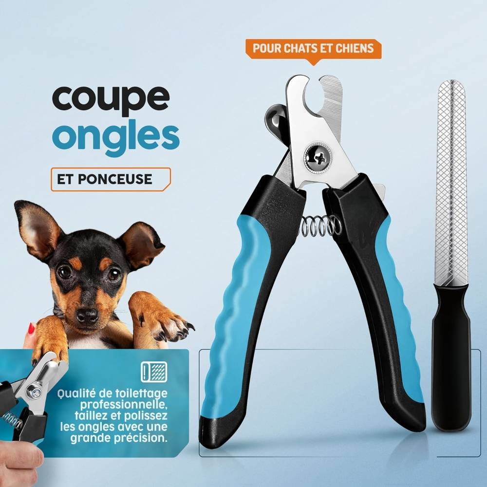 IntiMeg - Coupe-ongles pour chien bleu - IntiMeg - Image 3