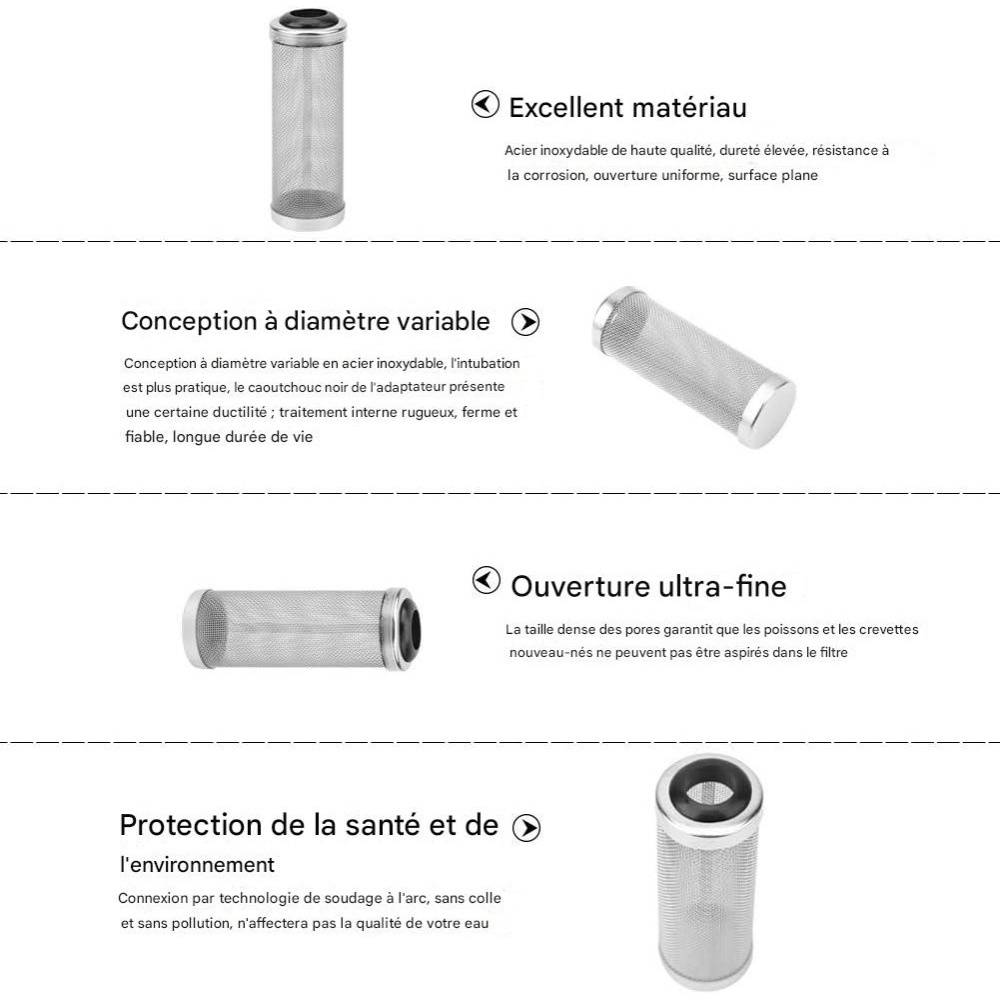 Filtre en acier inoxydable pour aquarium - Lytech - Image 4