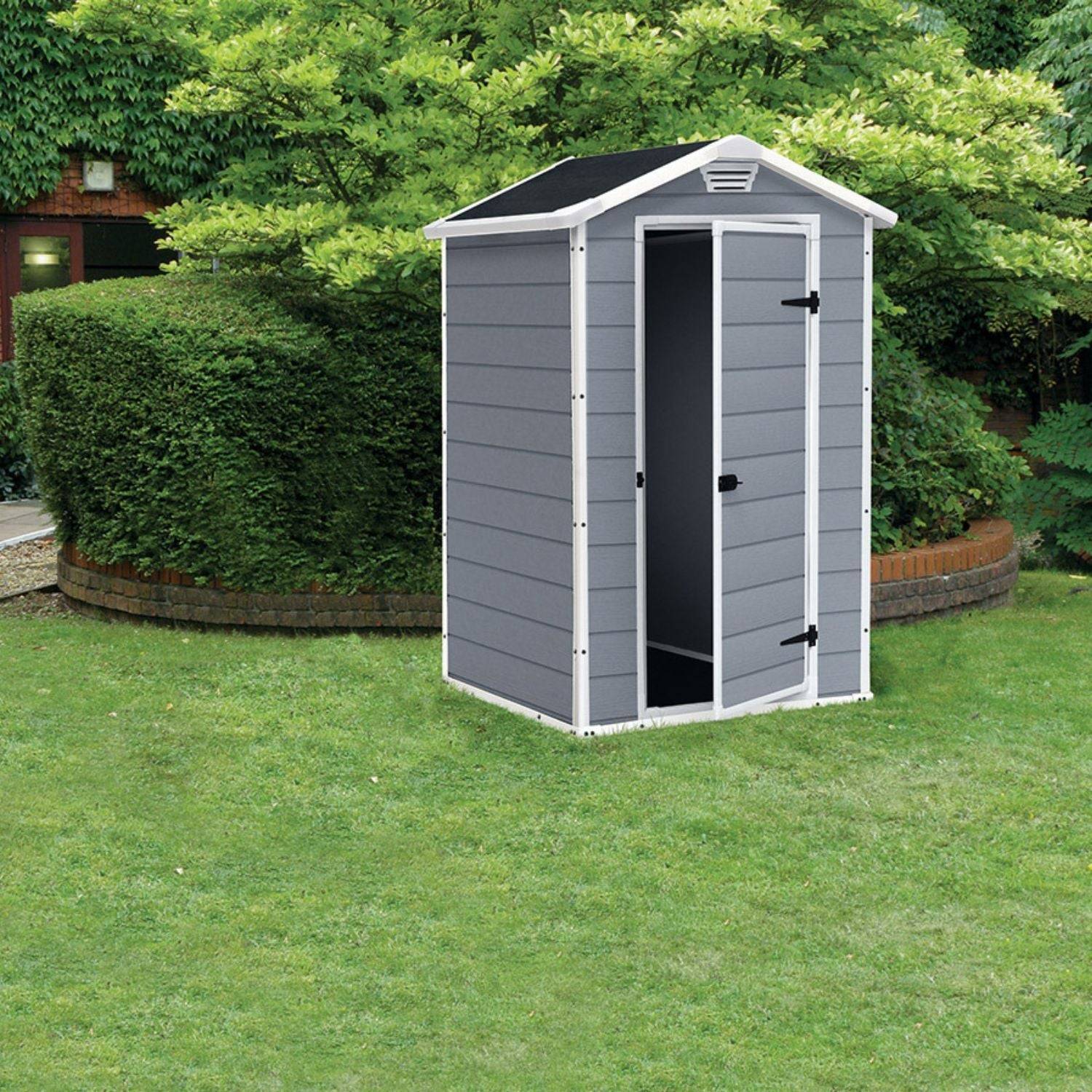 Keter - Abri de jardin 1,22m² MANOR 4x3 Gris Keter - Image 5