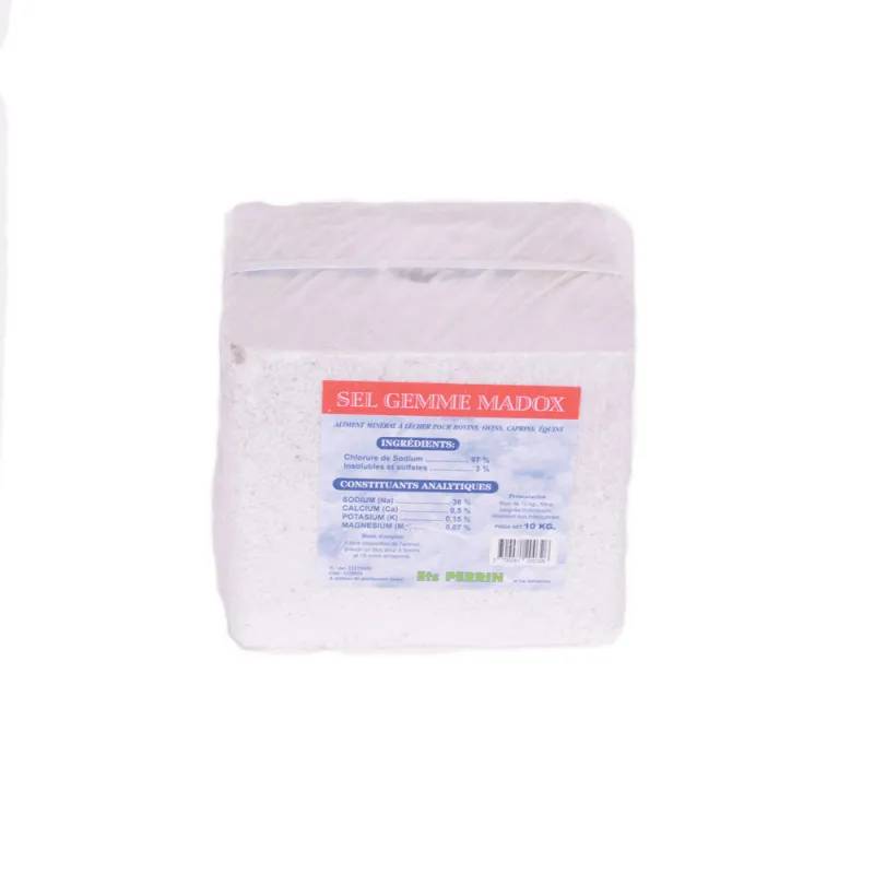 Bloc Sel gemme tout animal, complément alimentaire 10kg Perrin Madox