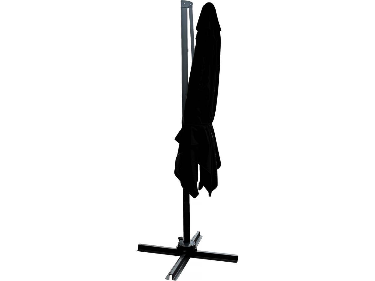Parasol Jardin Déporté - 2.5 X 2.5 M - Noir -habitat Et Jardin - Image 4