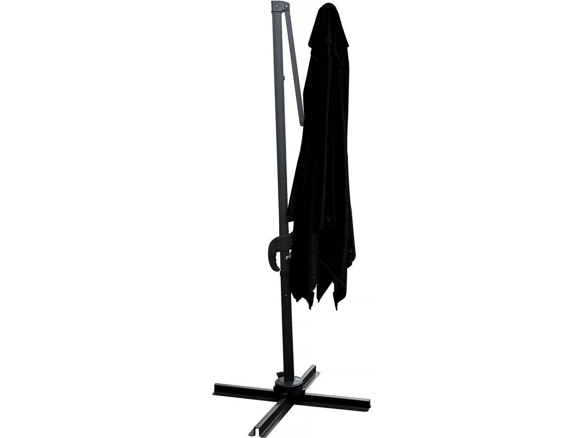 Parasol Jardin Déporté - 2.5 X 2.5 M - Noir -habitat Et Jardin - Image 3