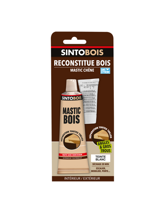 Mastic Bois Blanc Réparation Bois Intérieur - Sintobois
