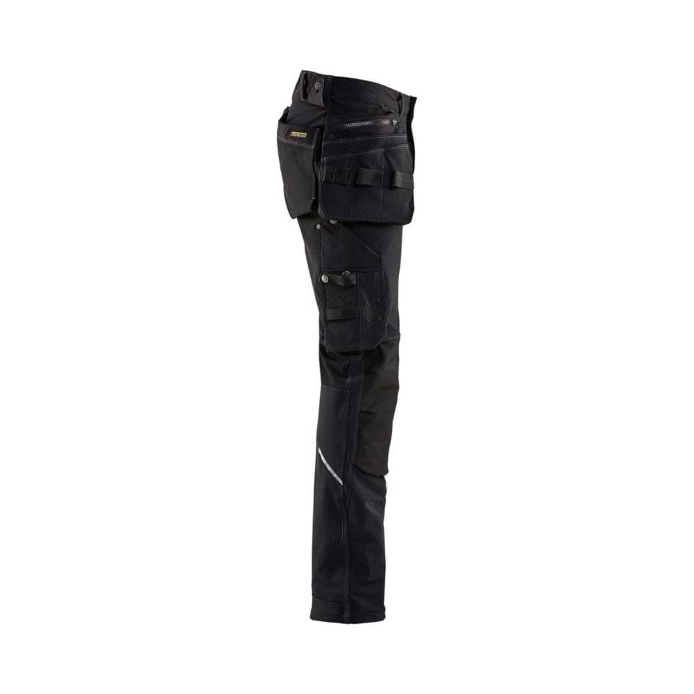 Pantalon de travail artisan X1900 Blaklader STRETCH 4D Noir 40 - Image 2