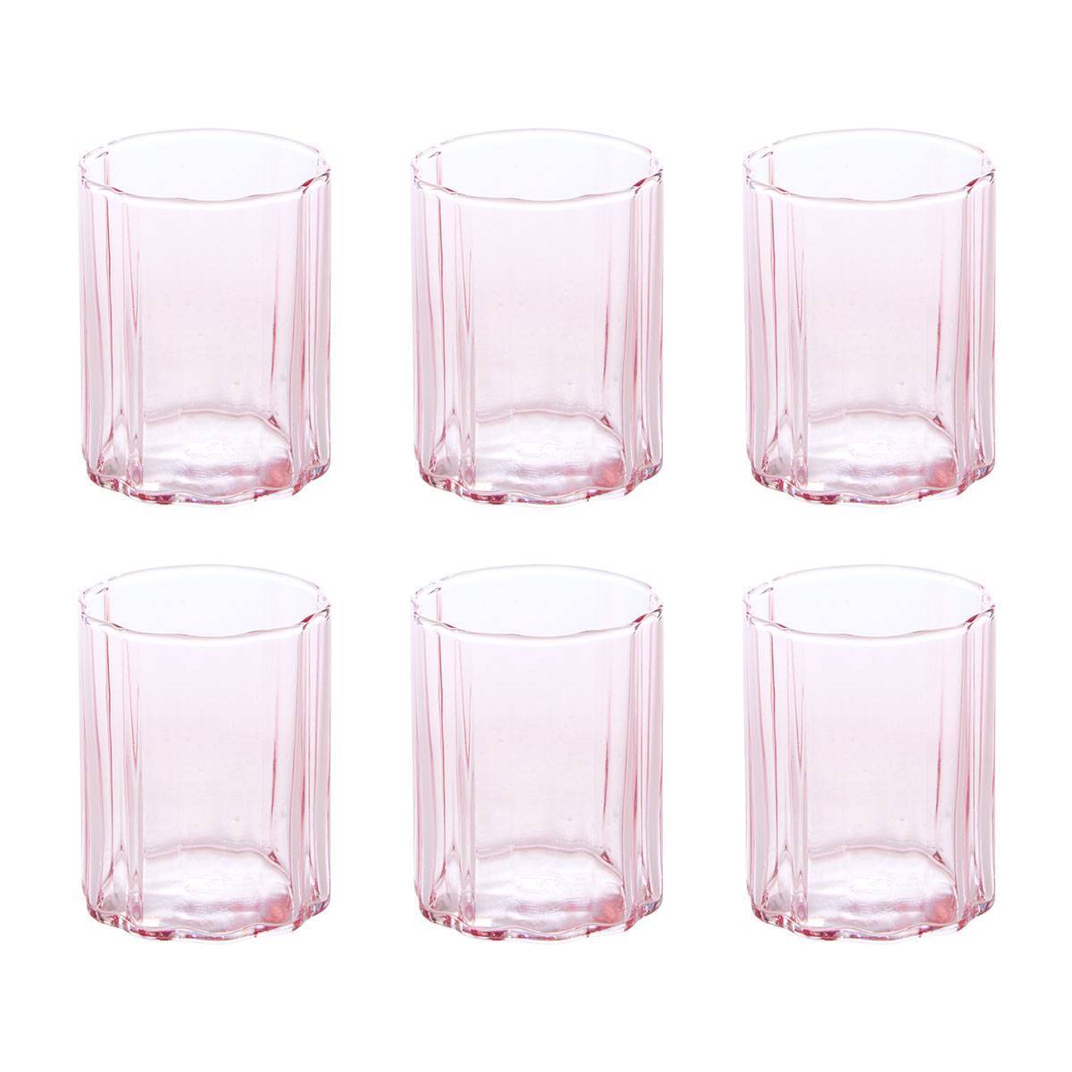 Atmosphera - Lot de 6 Gobelet rose - Atmosphera Créateur d'intérieur - Image 1