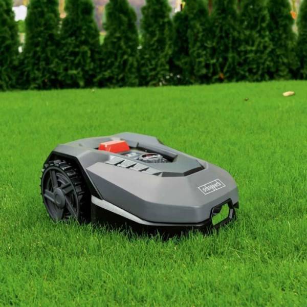 Scheppach - Robot tondeuse connecté 400m2 Scheppach RoboCut L500 avec station de recharge | Jusqu'a 400 m² | Capteur de pluie | WiFi & BT - Image 3