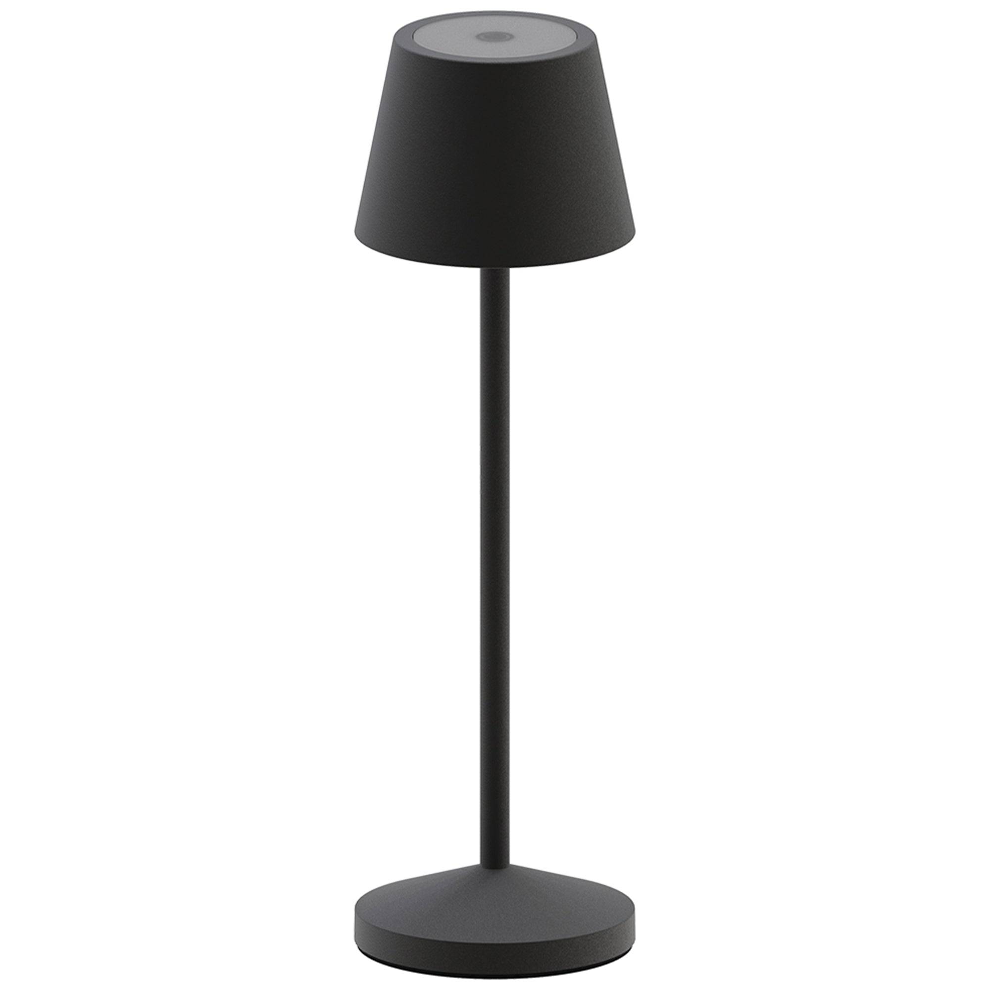 Lumisky - Lampe de table sans fil EMILY Noir H25cm - Image 1