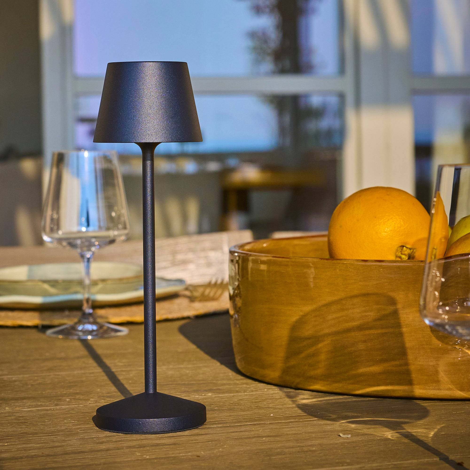 Lumisky - Lampe de table sans fil EMILY Noir H25cm - Image 3