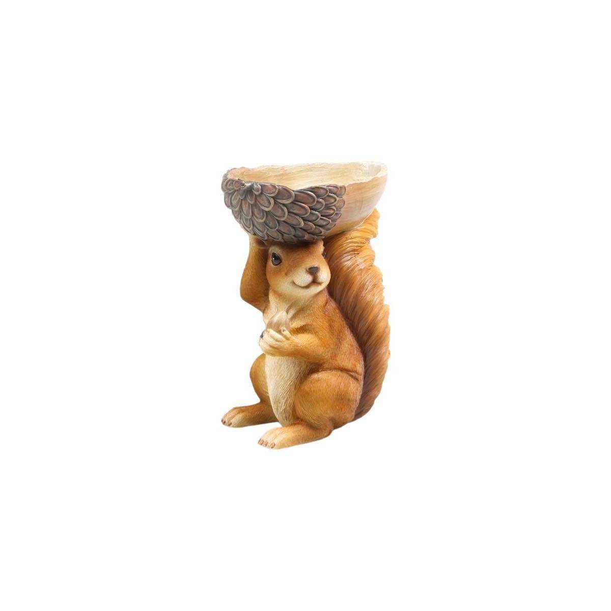 Farmwood Animals - Ecureuil en résine avec bol sur la tête - Image 1