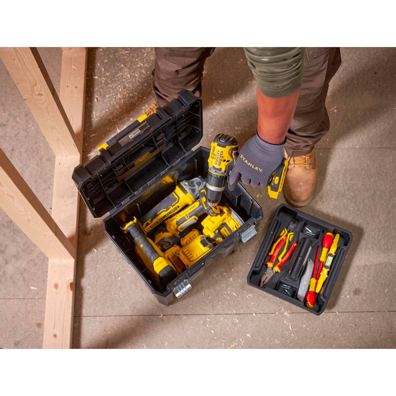 stanley - Mallette - Grand Volume - 44 x 33 x 30 cm - 23 L - PRO-STACK FATMAX - STANLEY, FMST1-71971 - Image 4