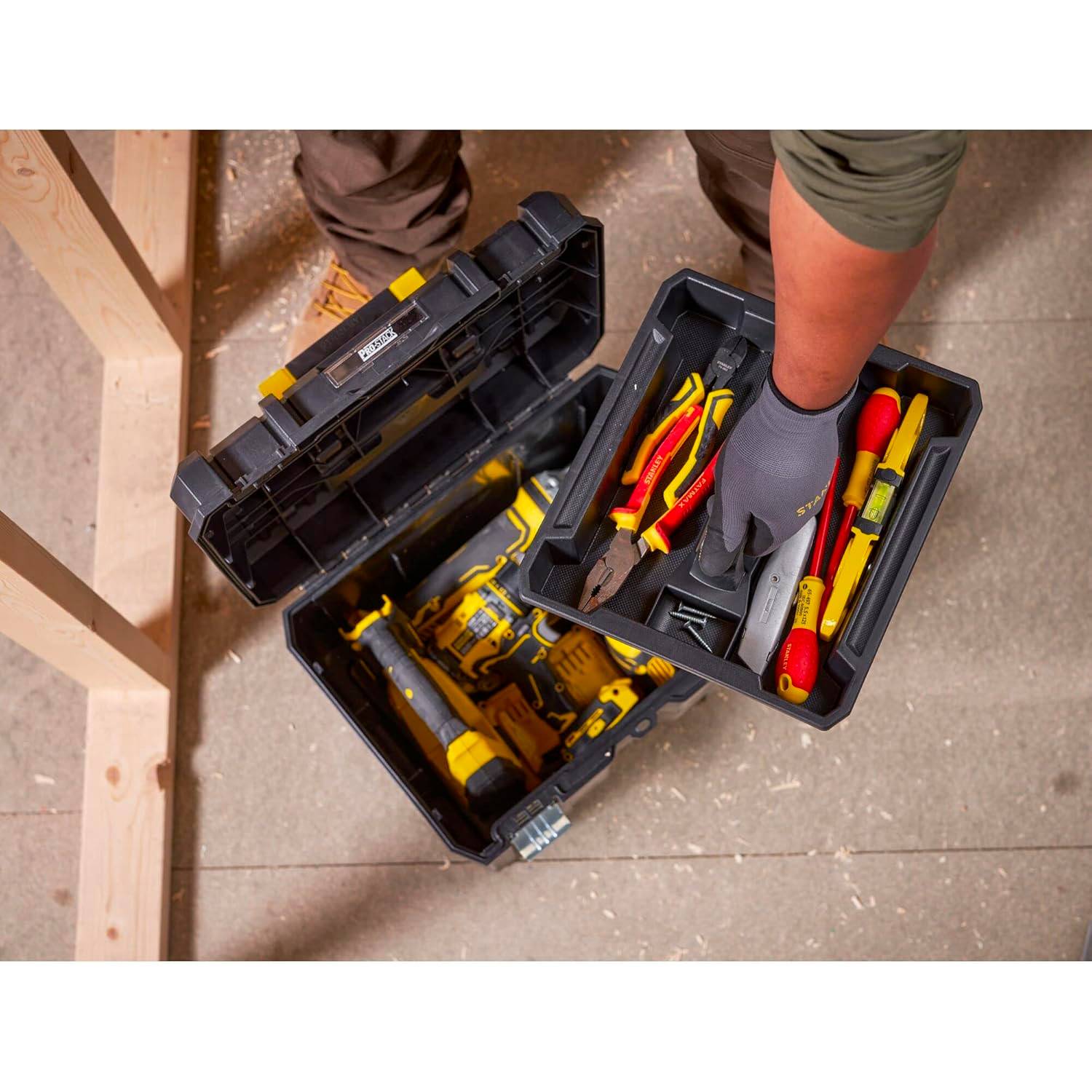 stanley - Mallette - Grand Volume - 44 x 33 x 30 cm - 23 L - PRO-STACK FATMAX - STANLEY, FMST1-71971 - Image 3