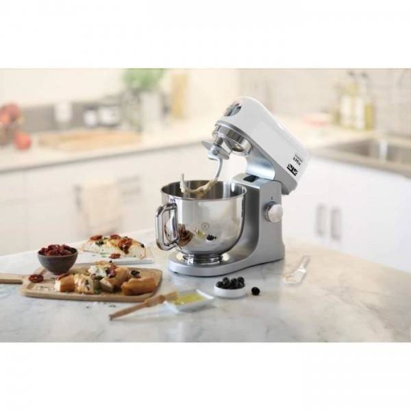 Robot  pâtissier KENWOOD KMX750WH - Blanc - 1000 W - Bol acier inoxydable 5 L - Image 5