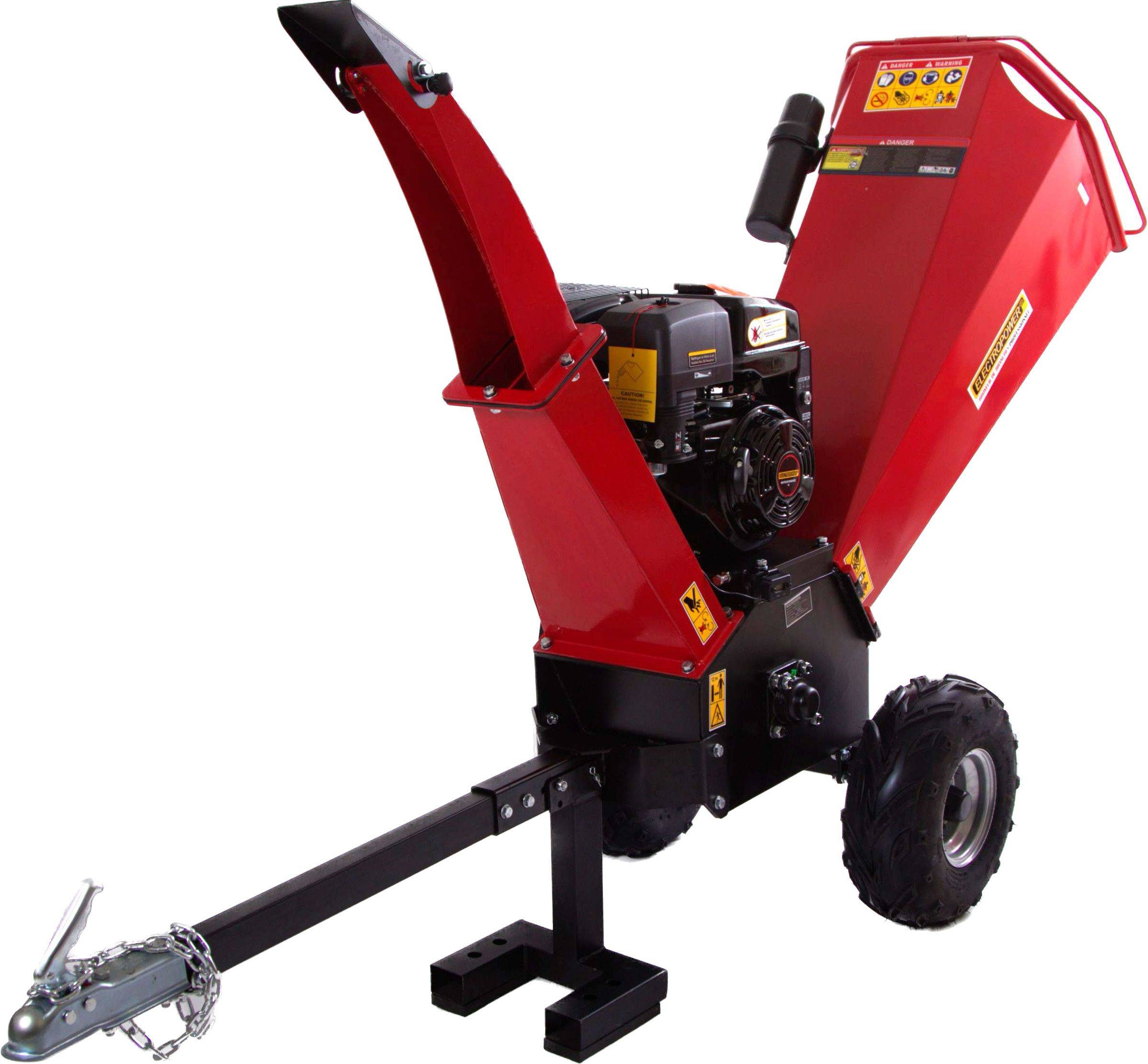 Broyeur de branches 15CV OHV 420cc à démarrage électrique – Pack complet avec huile moteur et 2 couteaux de rechange