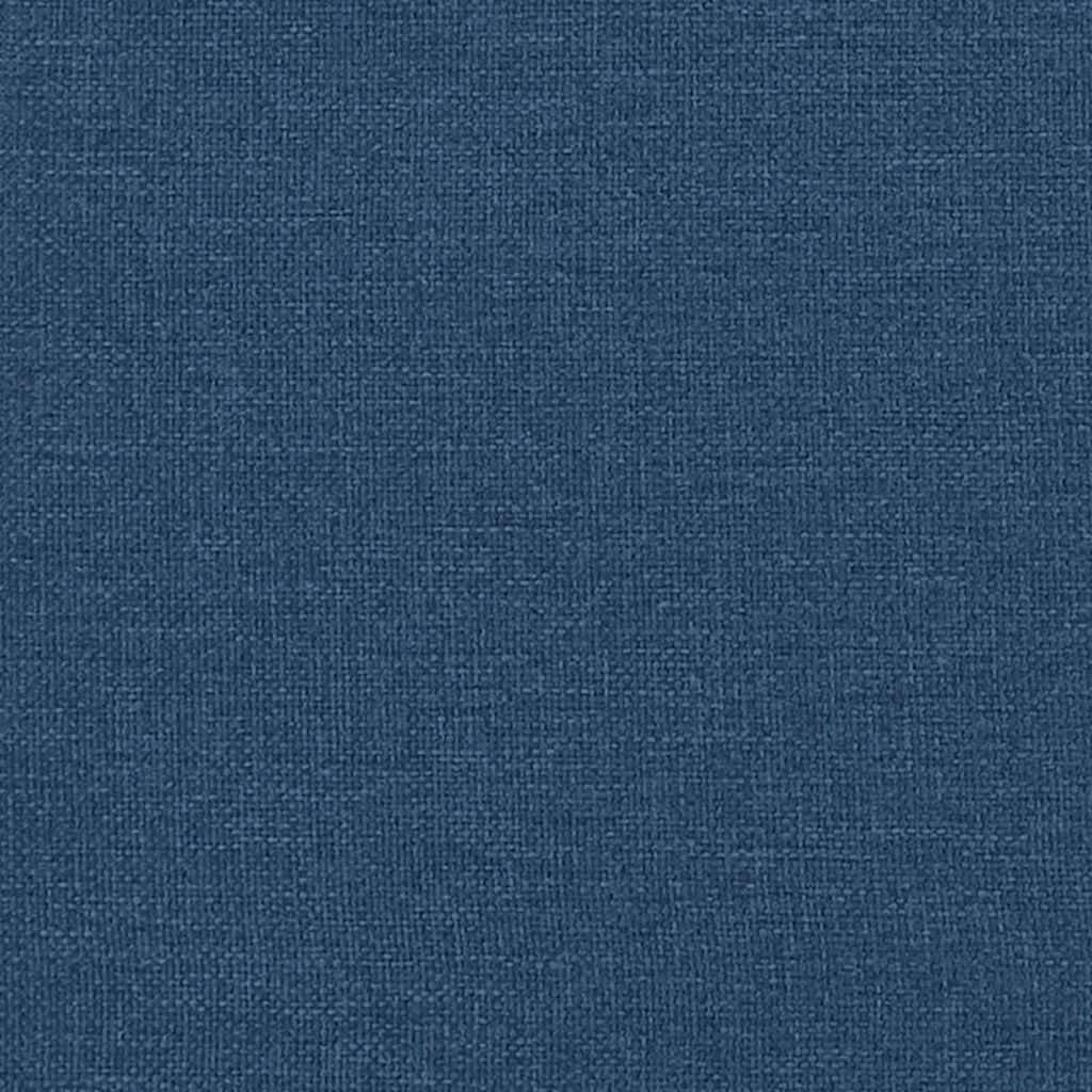 Lot de 2 Grands Coussins de Sol Ronds Tissu Doux et Déhoussable pour Salon Bleu Ø 60 x 21 cm – ComfortXL Outdoor Living - Image 8
