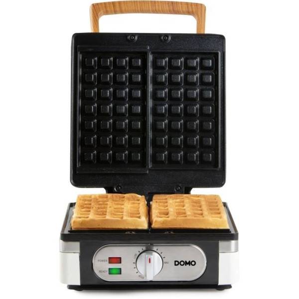 Machine a Gaufre - Gaufrier Electrique  - DOMO - DO9274W - 1400 W - 2 gaufres XL - Blanc - Image 4