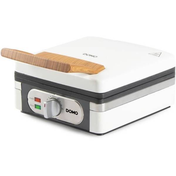 Machine a Gaufre - Gaufrier Electrique  - DOMO - DO9274W - 1400 W - 2 gaufres XL - Blanc - Image 1
