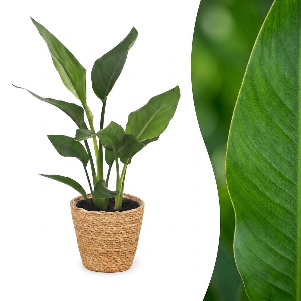 Strelitzia Reginea - Oiseau de paradis - Pot de 12cm - 1 plante - Panier - Plantes d'intérieur - Image 1