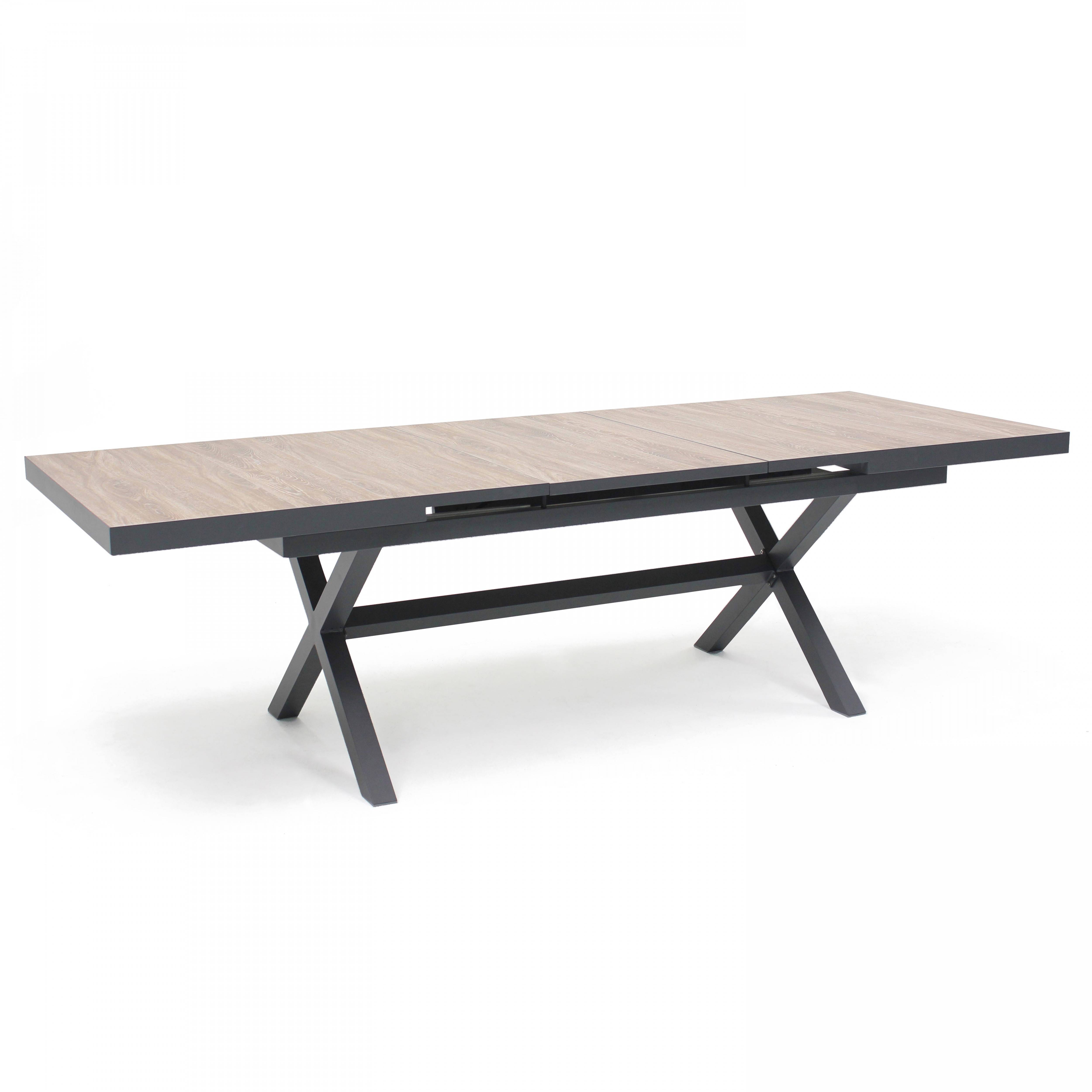 Oviala - Table extensible aluminium et céramique avec 10 chaises Tivoli - Oviala - Image 3