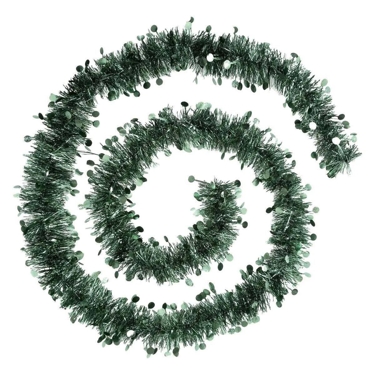 Guirlande de Noël Pois "Colorama" 200cm Vert Olive - Image 1