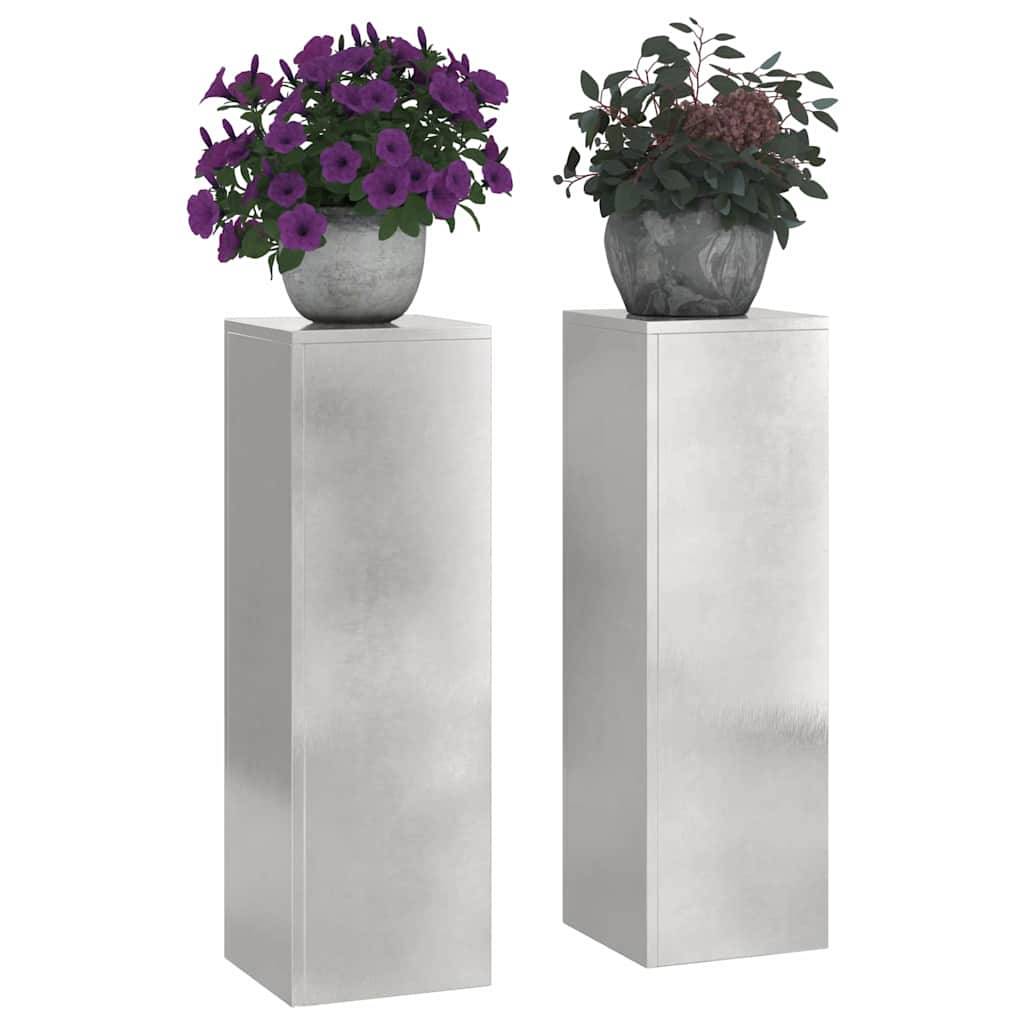 Support plante Prolenta Argent 24 X 24 X 75 cm - P95056A - Image 3