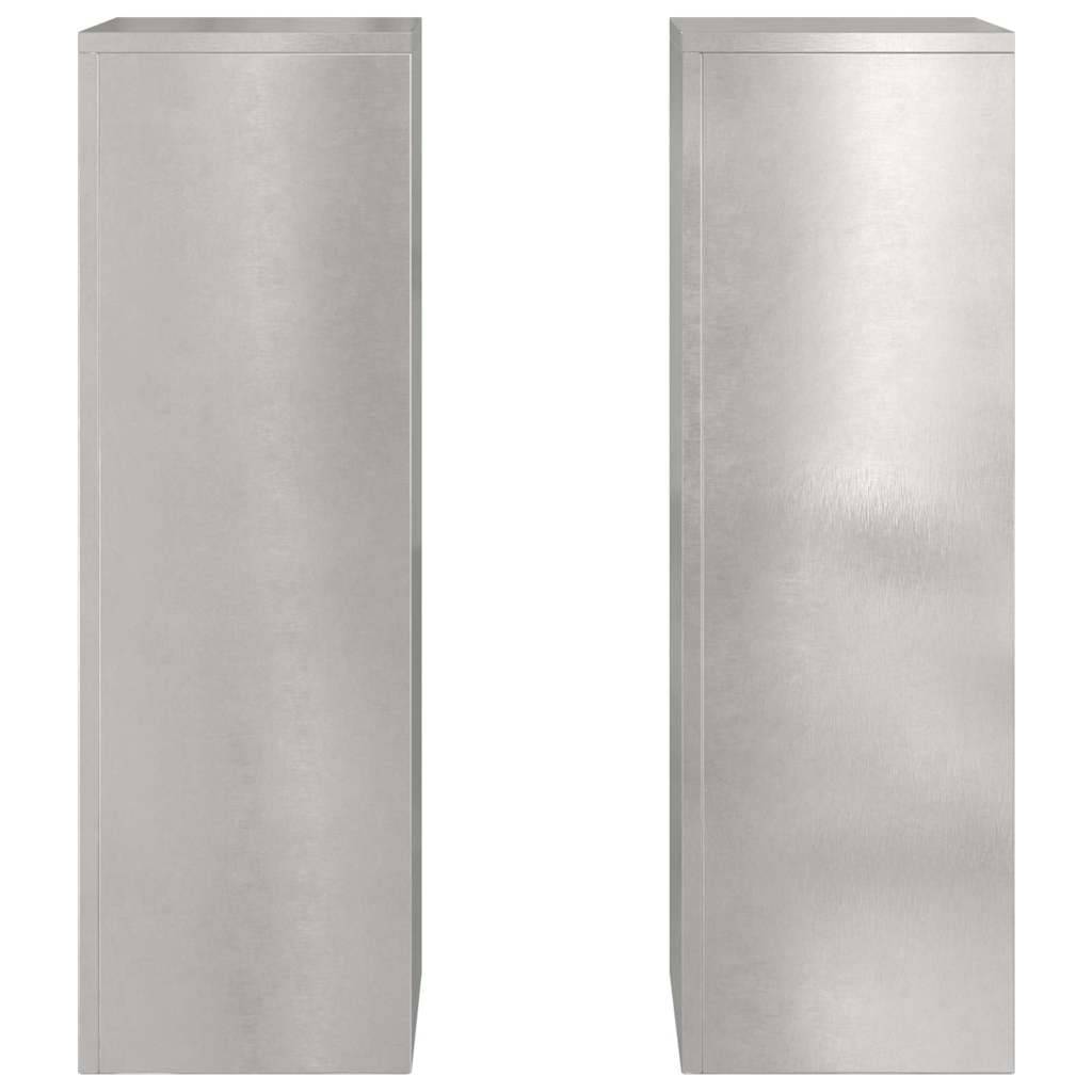 Support plante  Prolenta Argent  24 X 24 X 75 cm  - P95056A - Image 6