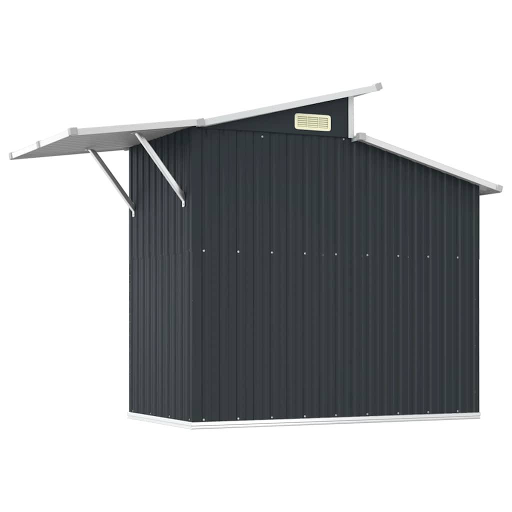 PANGIVO - Abri de jardin acier galvanisé anthracite 270 x 130 x 208.5 cm - PANGIVO - Image 6