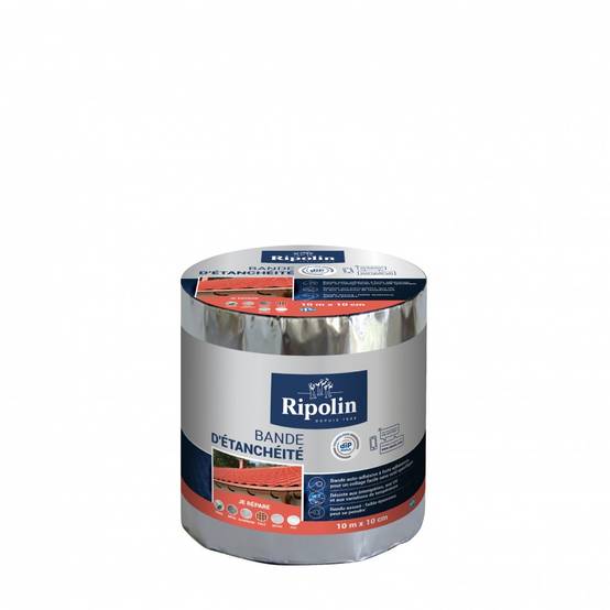 Ripolin - Bande d'étanchéité Adhésive ripolin, 10 m x 10 cm, aluminium - Image 4