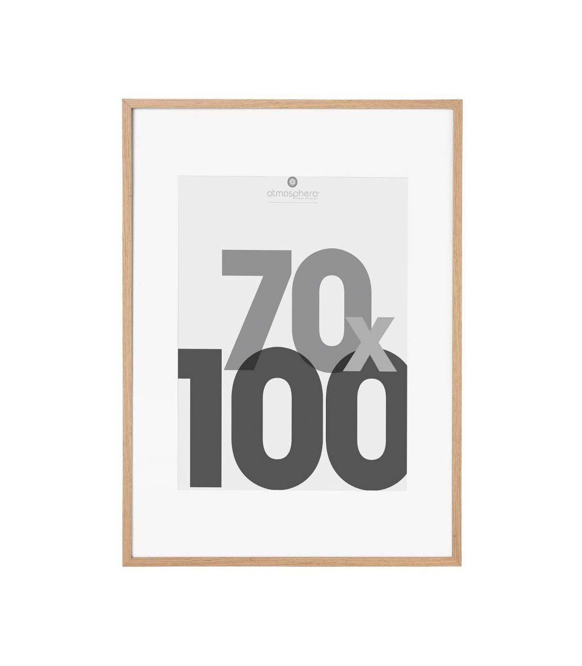 Cadre Photo Bois naturel pour Photo 70 x 100 cm - Image 1