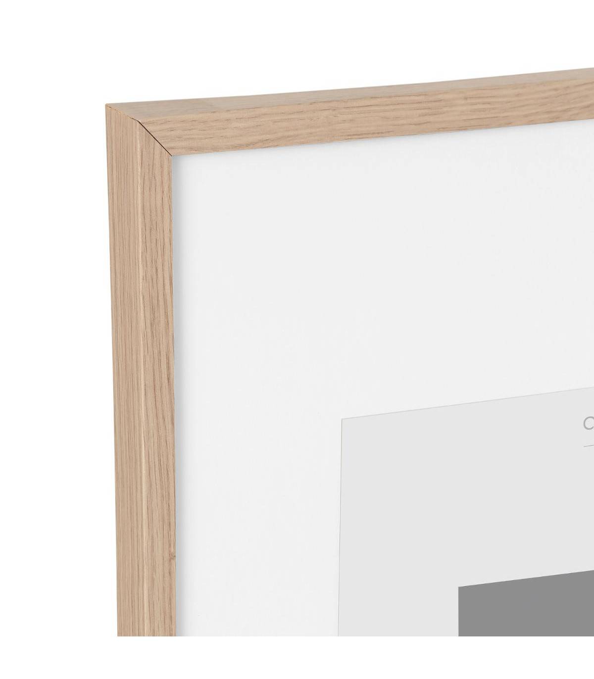 Cadre Photo Bois naturel pour Photo 70 x 100 cm - Image 3