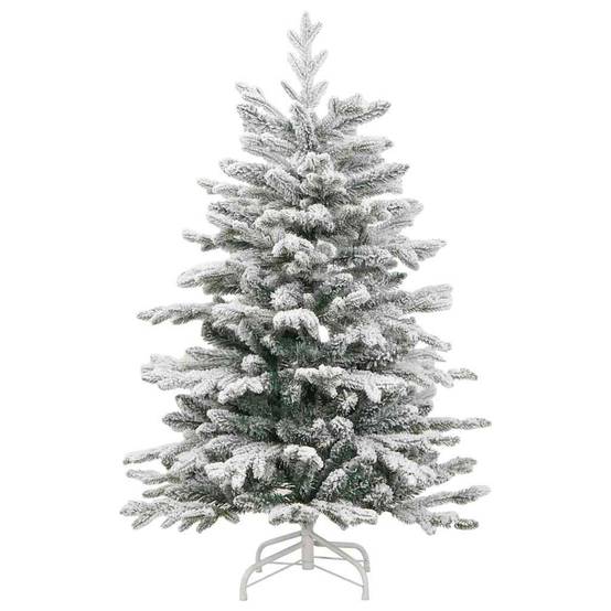 Sapin de Noël | Arbre de Noël Artificiel à Branches Articulées Blanc 150 cm Maison Chic - Image 4
