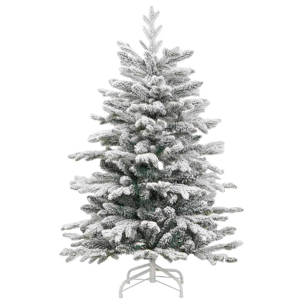 Sapin de Noël | Arbre de Noël Artificiel à Branches Articulées Blanc 150 cm Maison Chic - Image 4