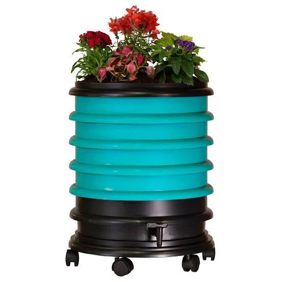 Lombricomposteur WormBox 4 Plateaux Turquoise, 72L - Image 1