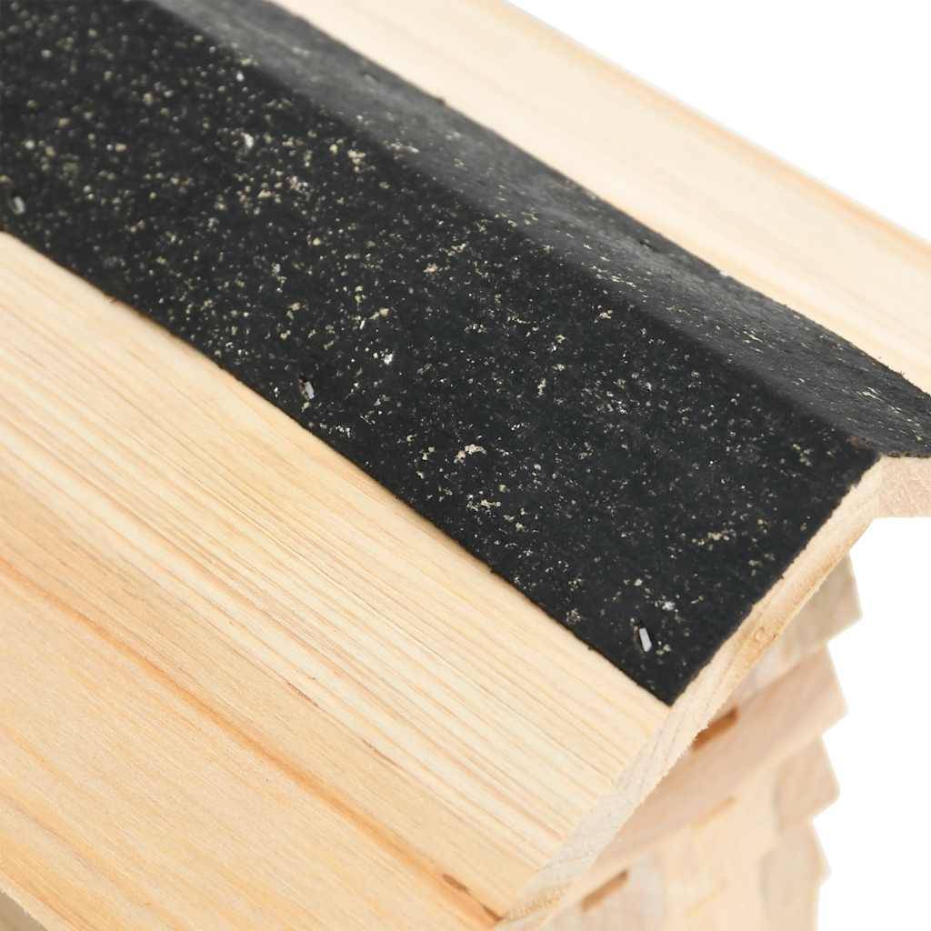 Vidaxl - Hôtel d'abeilles Bois de sapin massif 22x20x20 cm vidaXL 314814 - Image 8