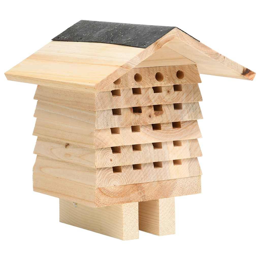 Vidaxl - Hôtel d'abeilles Bois de sapin massif 22x20x20 cm vidaXL 314814 - Image 1