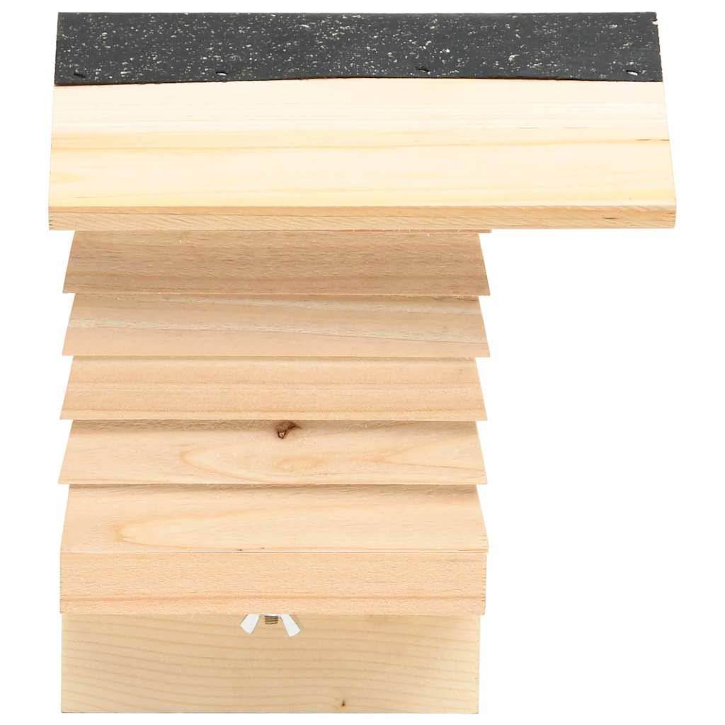 Vidaxl - Hôtel d'abeilles Bois de sapin massif 22x20x20 cm vidaXL 314814 - Image 5
