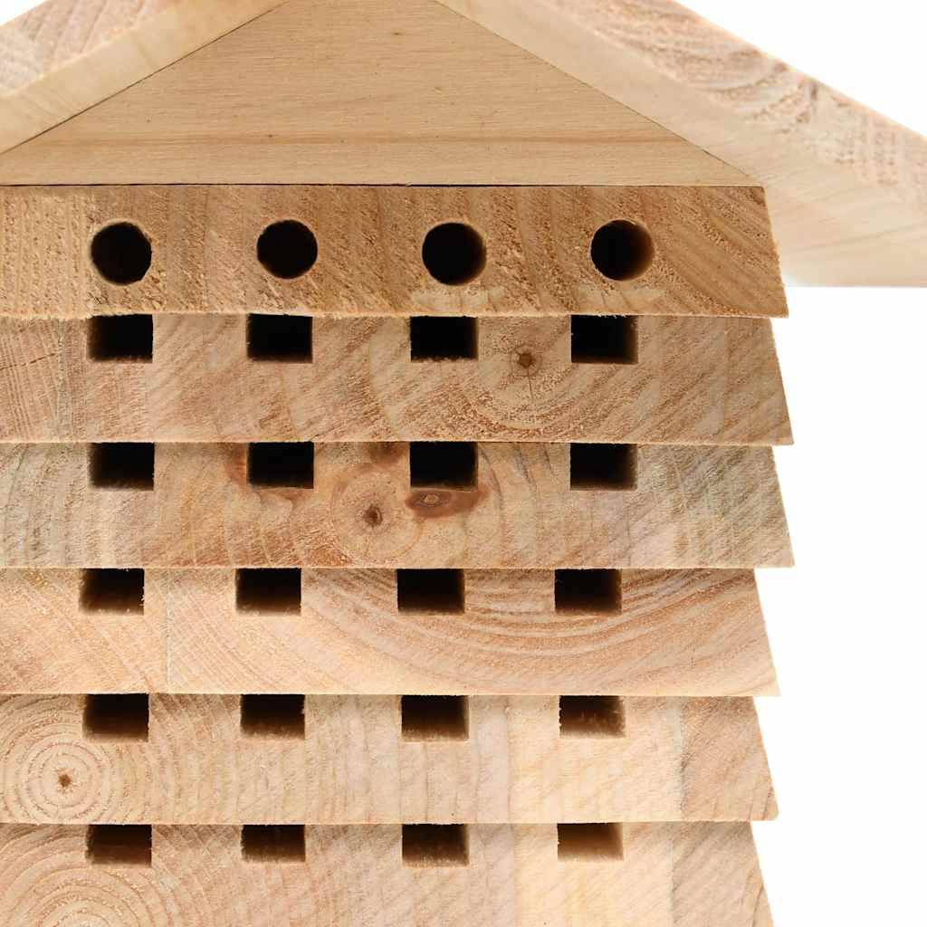 Vidaxl - Hôtel d'abeilles Bois de sapin massif 22x20x20 cm vidaXL 314814 - Image 7