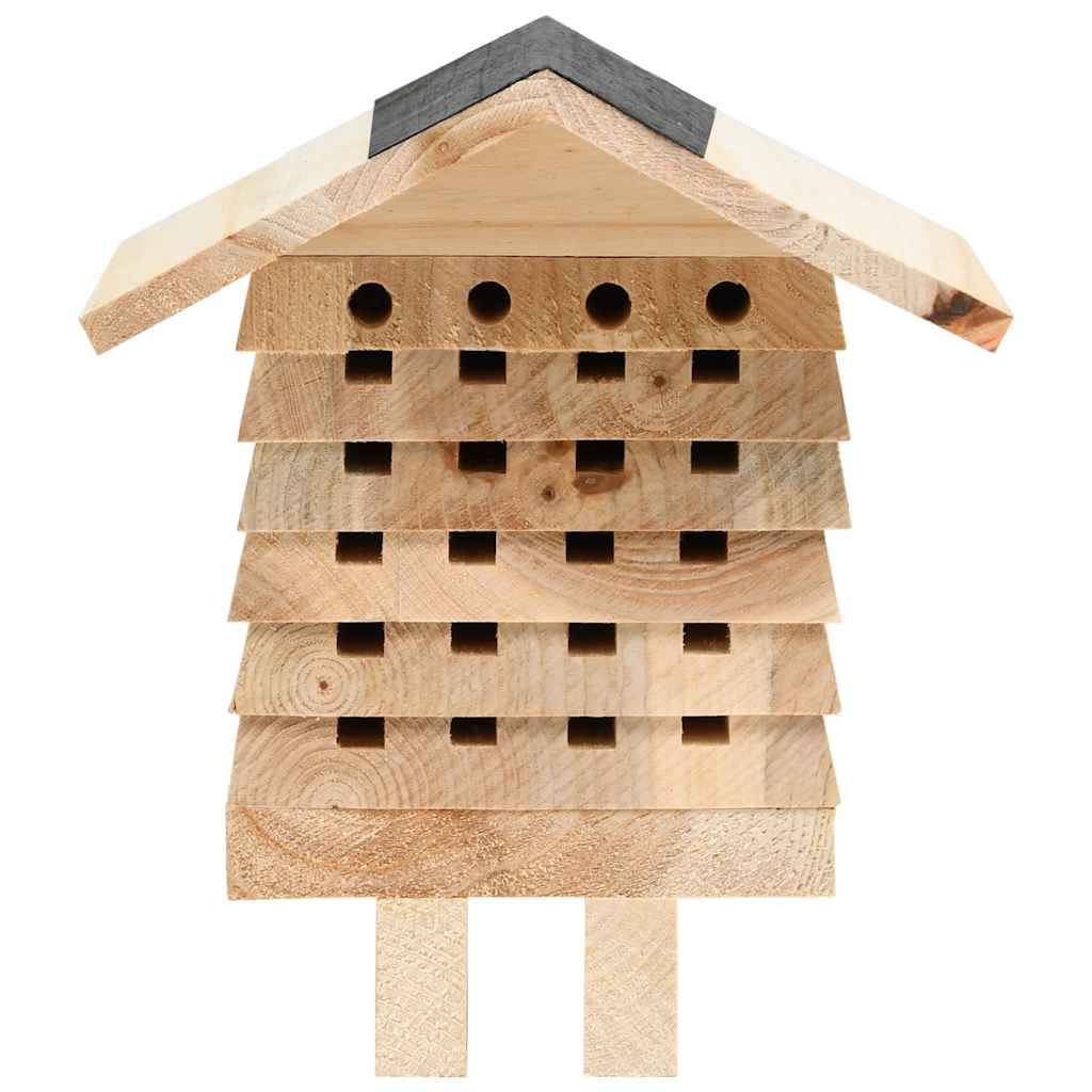 Vidaxl - Hôtel d'abeilles Bois de sapin massif 22x20x20 cm vidaXL 314814 - Image 2