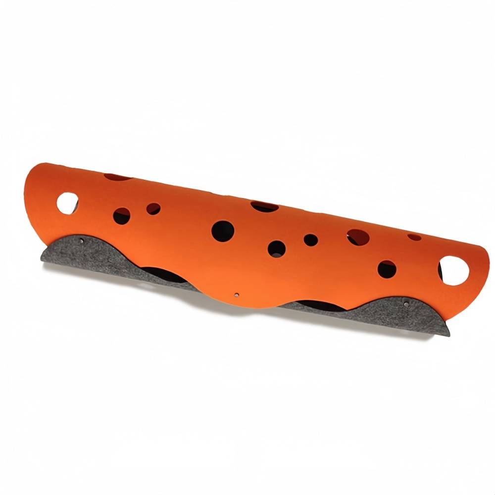 IntiMeg - Tunnel pour chat DIY Orange-gris 3 mm (65 x 30) IntiMeg