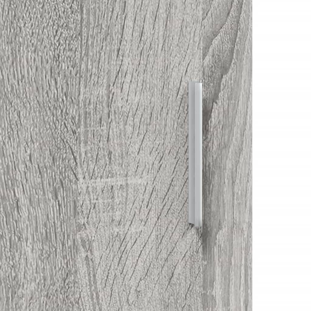 Grand Meuble Aquarium Bois d'ingénierie Rangement Pratique Sonoma Gris 121 cm - ComfortXL Outdoor Living - Image 9
