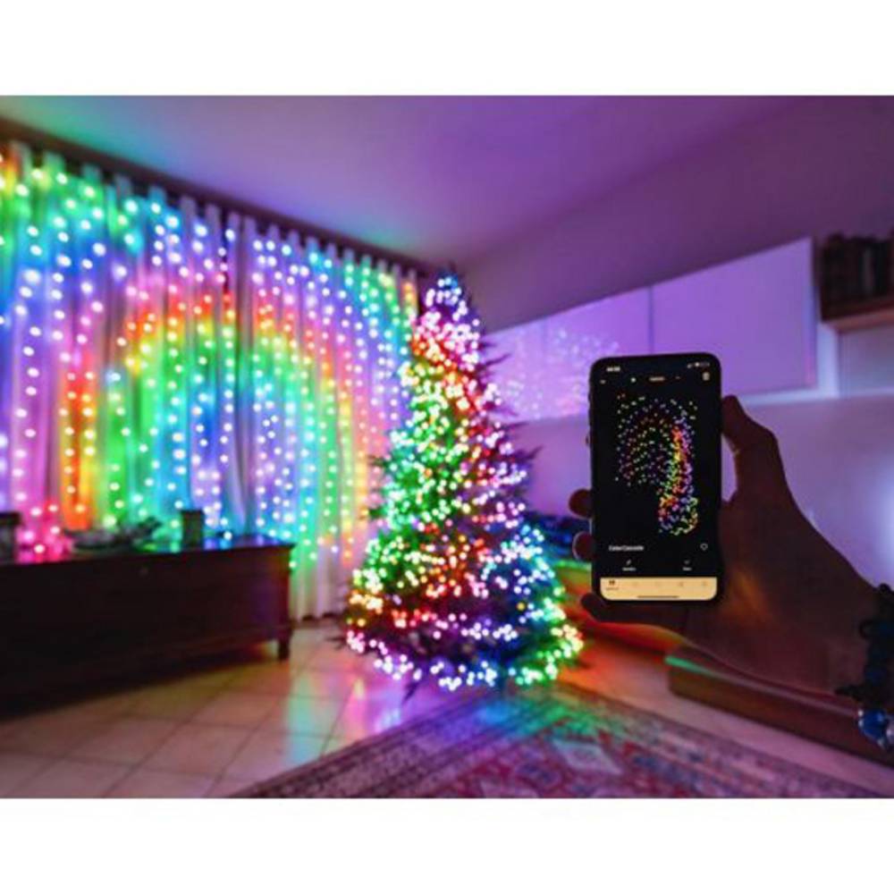 Guirlande connectée IP44 48m 600 LEDS multicolores RGBW TWINKLY STRINGS - Image 1