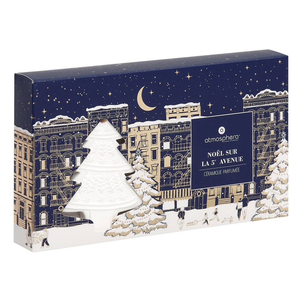 Atmosphera - Bougie parfumée en céramique Hiver à New York - Atmosphera Créateur d'intérieur - Image 3