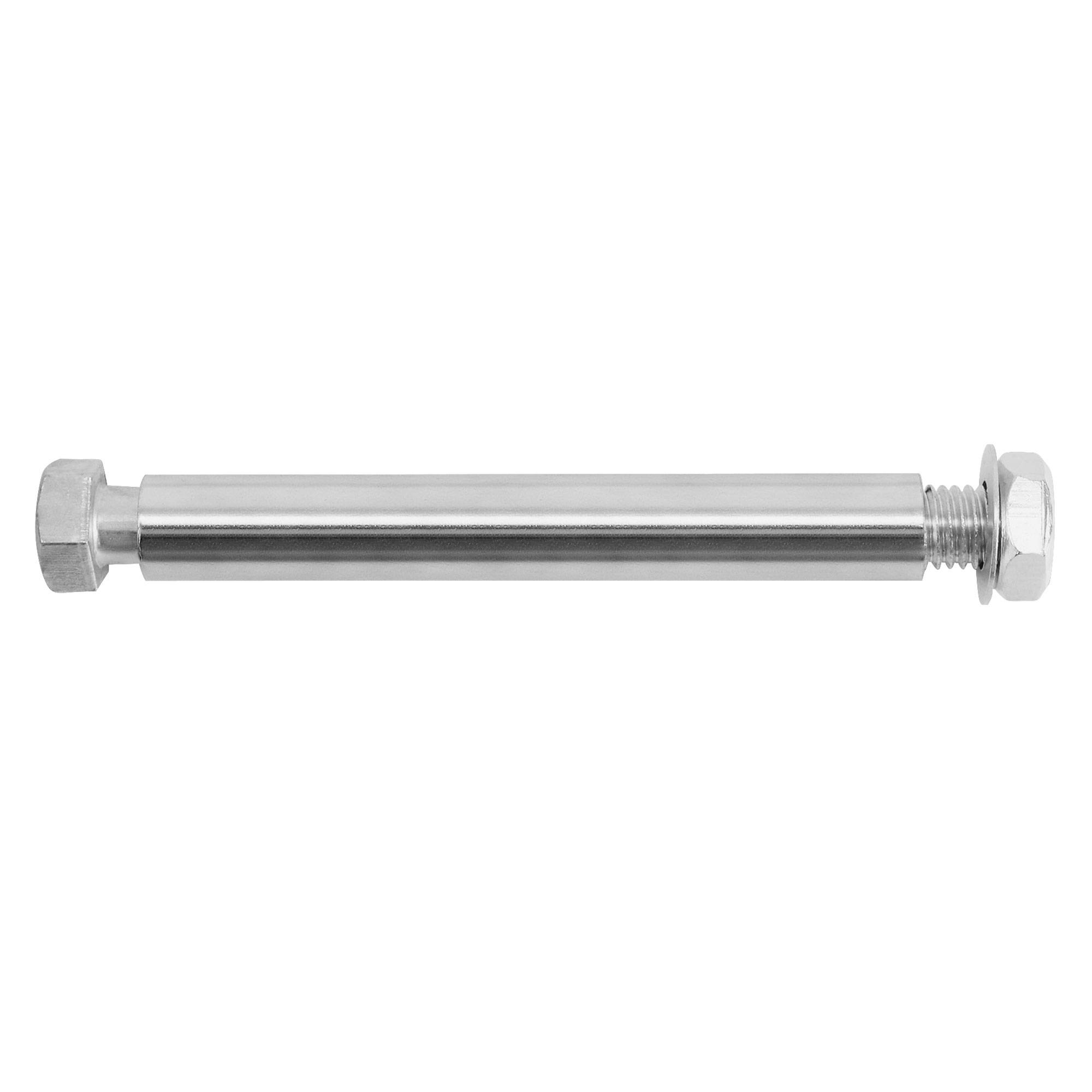 Ecd-Germany - 15" Roue brouette caoutchouc plein gomme PU 4.80 4.00-8 Ø 390 mm avec axe - Image 3