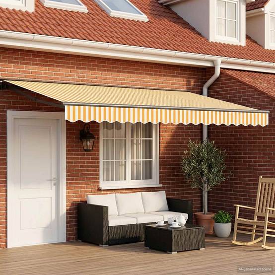Vidaxl - Auvent rétractable électrique 5 × 3,5 m vidaXL 3421676 - Image 1